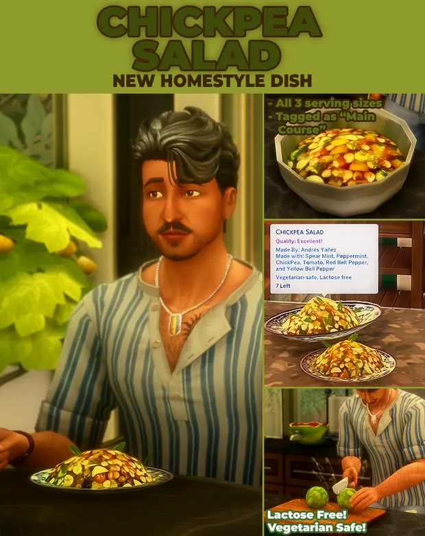 Chickpea Salad - New Custom Recipe 