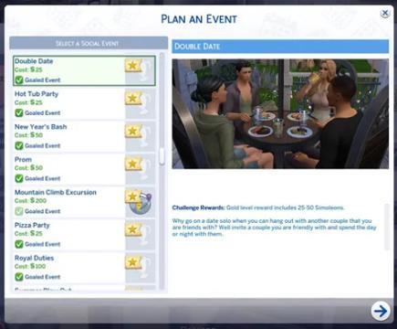 Double Date Event