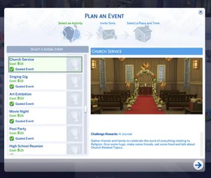 Church Service Event
