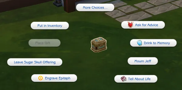 Keepsake Boxes As Functional Urns (ChippedSim Happy Haunts Add-on)