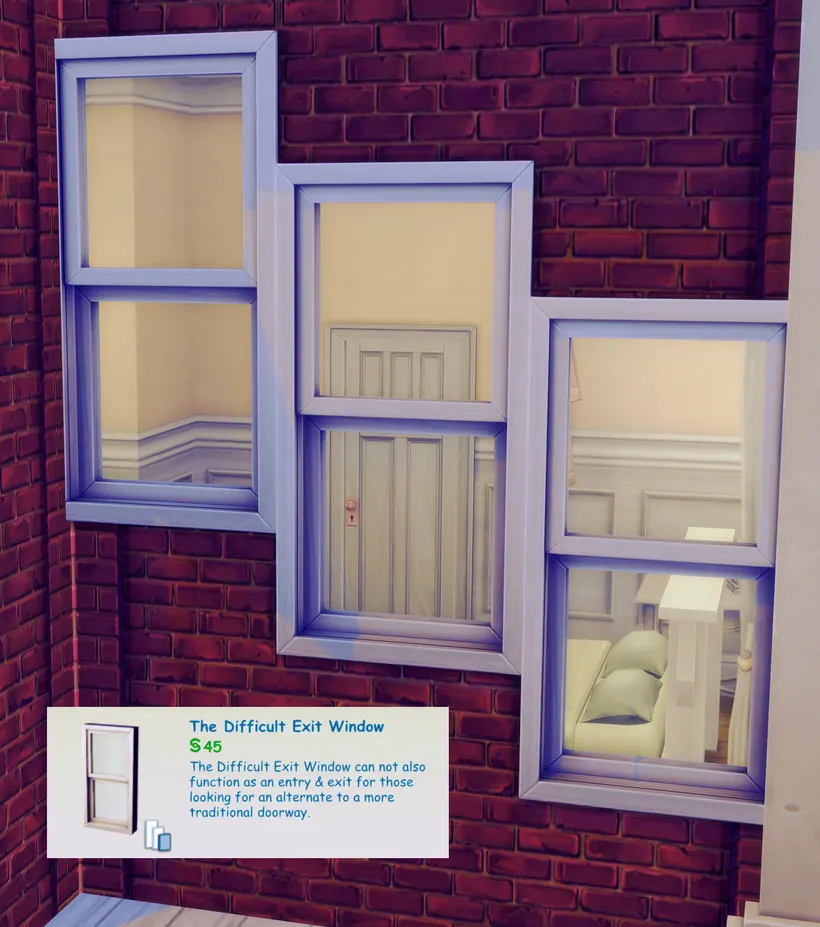 Shiftable HSY Ez Exit Window