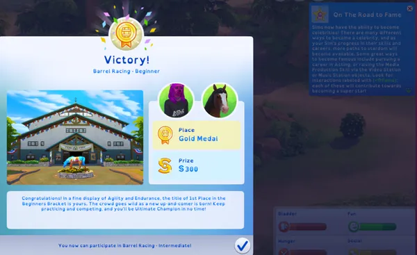 Horse Competitions Give FAME!  