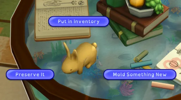 Preserve Clay Blobs for Decoration 