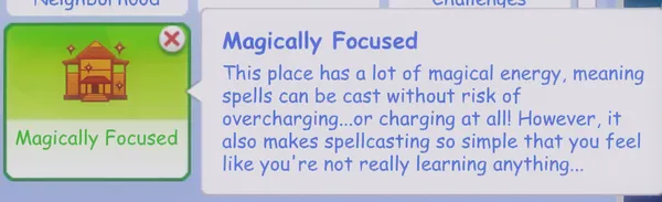 Magically Focused Lot Trait