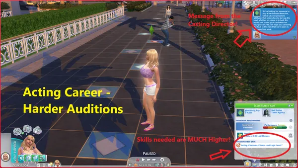 Acting Career - Harder Auditions