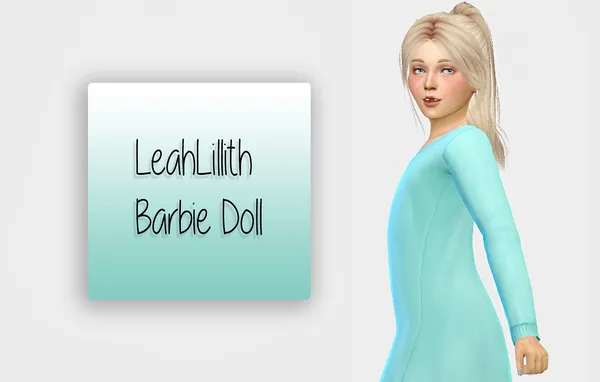 LeahLillith Barbie Doll - Kids Version
