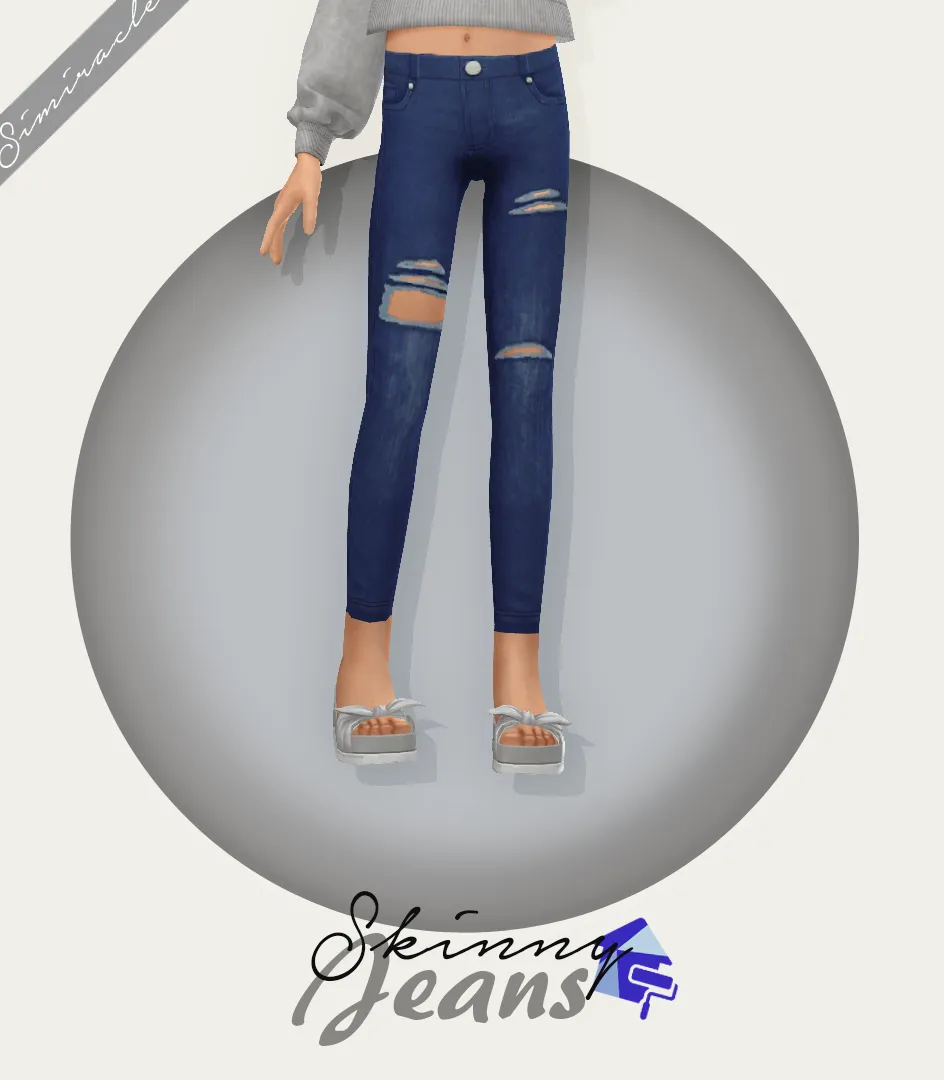 Worn Skinny Jeans - Kids Version