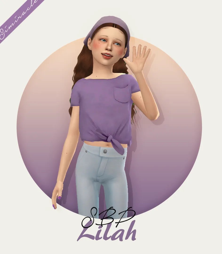 Sketchbookpixels Lilah - Kids Version - 3T4