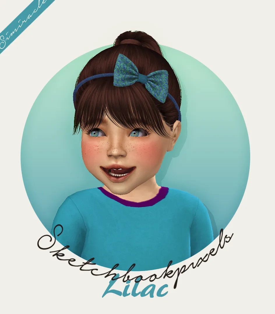 Sketchbookpixels Lilac - Toddler Version - 3T4