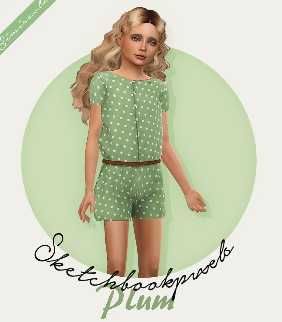 @sketchbookpixels Plum - Kids Version - 3T4