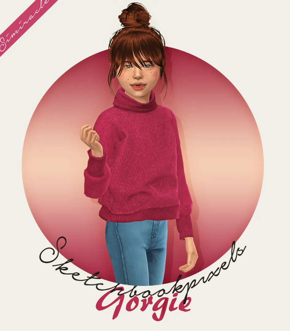 Sketchbookpixels Gorgie - Kids Version -3T4