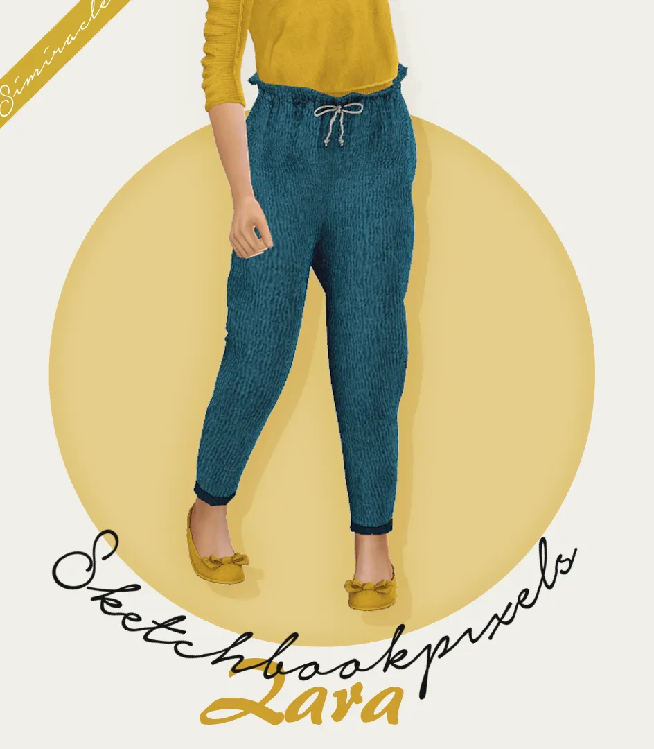 @sketchbookpixels Zara Pants For Kids - 3T4