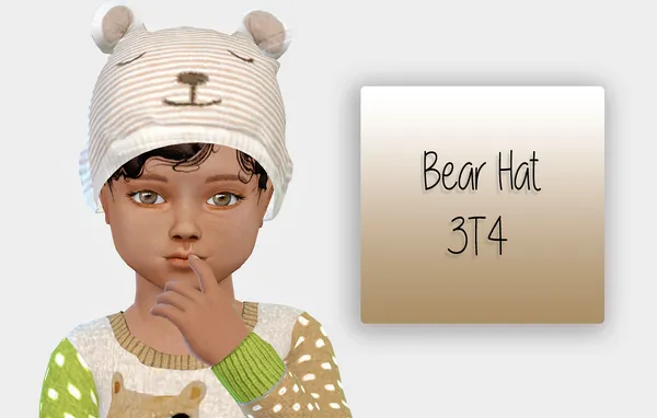 Bear Hat - 3T4