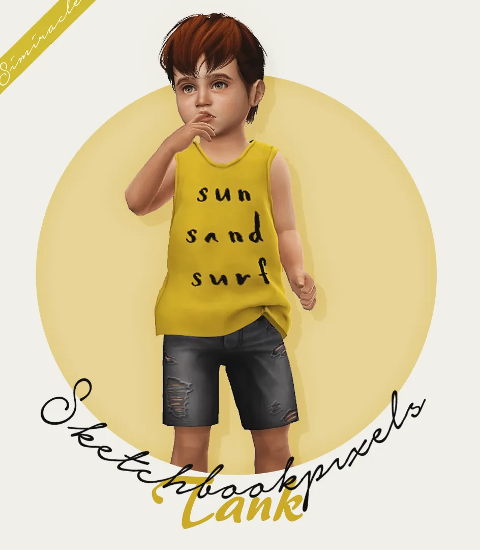@sketchbookpixels Tank - Toddlers - 3T4