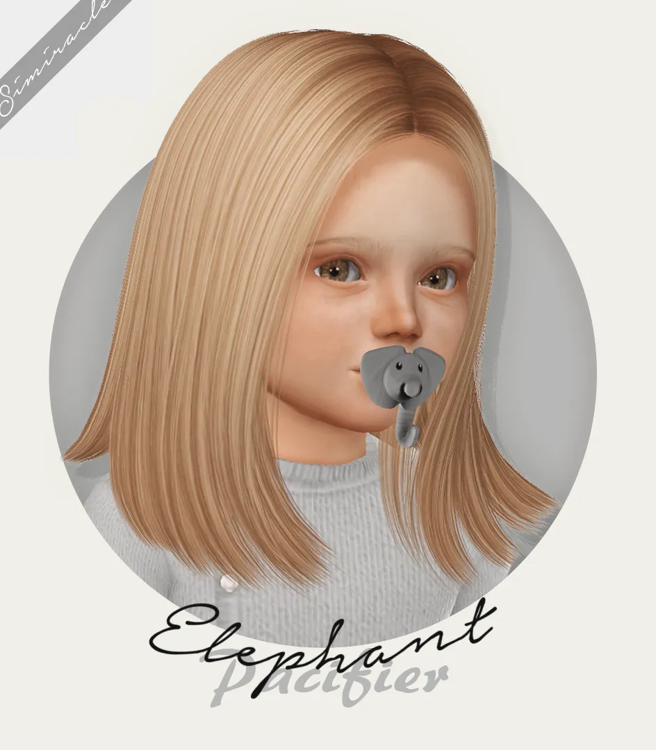 Elephant Pacifier - 3T4