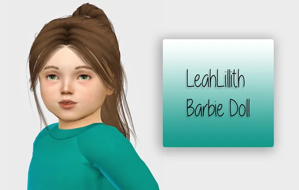 LeahLillith Barbie Doll - Toddler Version