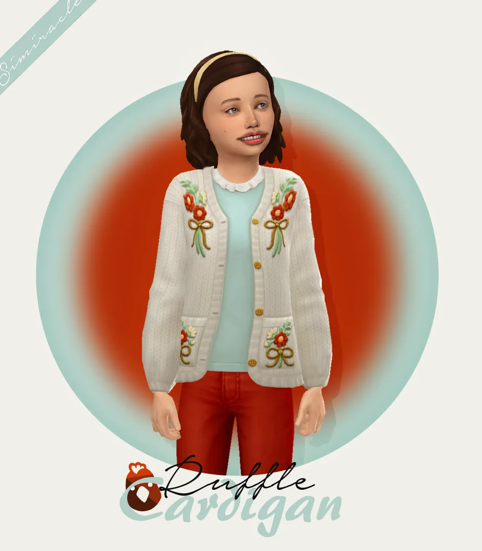 Ruffle Cardigan - Kids Version