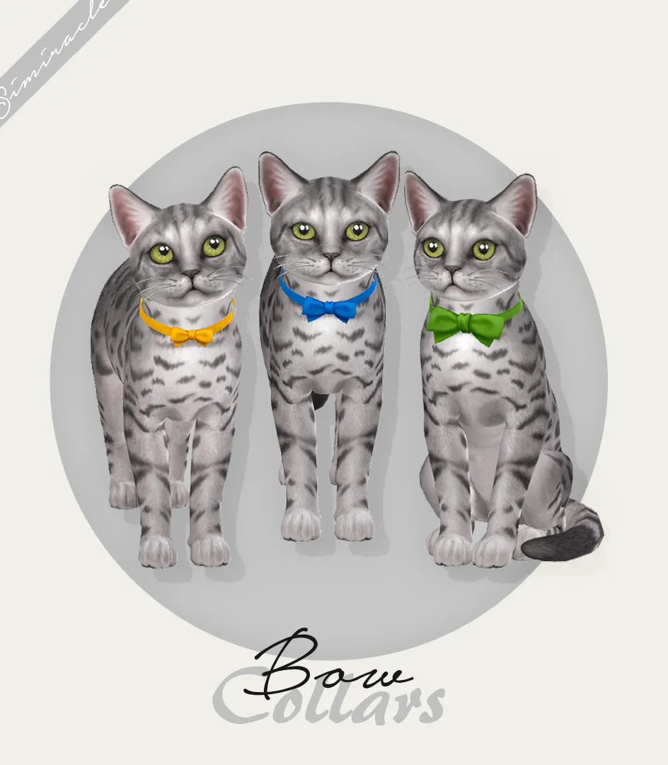 Bow Collars For Cats  - Reupload