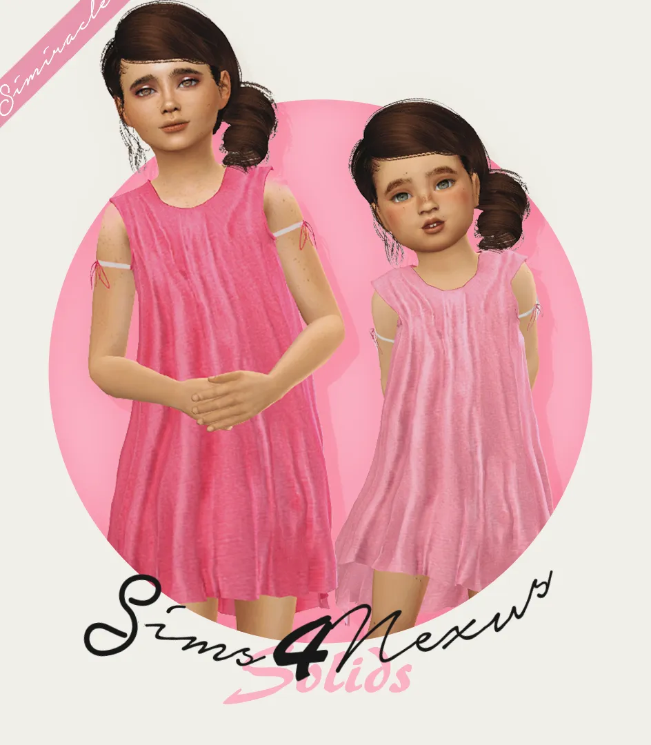 Sims4Nexus Dress Recolor - Solids
