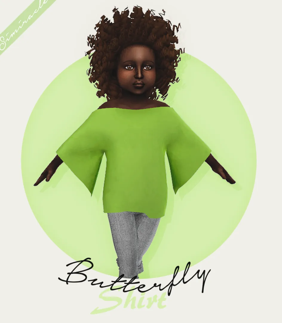 Butterfly Shirt - Toddler Version