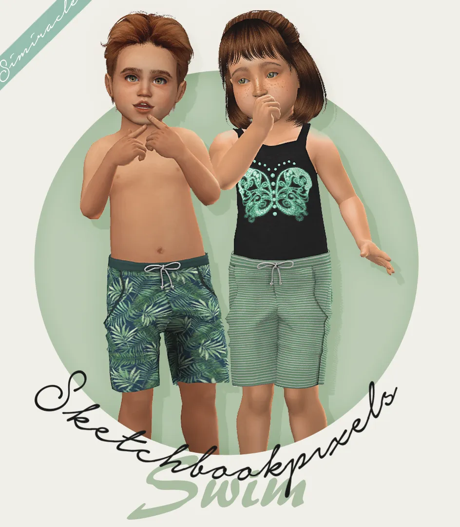 @sketchbookpixels Swim - Toddler Version - 3T4