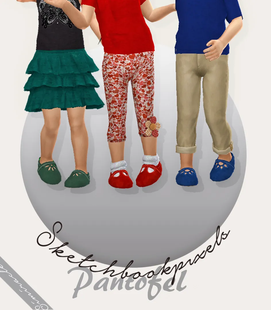 Sketchbookpixels Pantofel - Toddler Version - 3T4