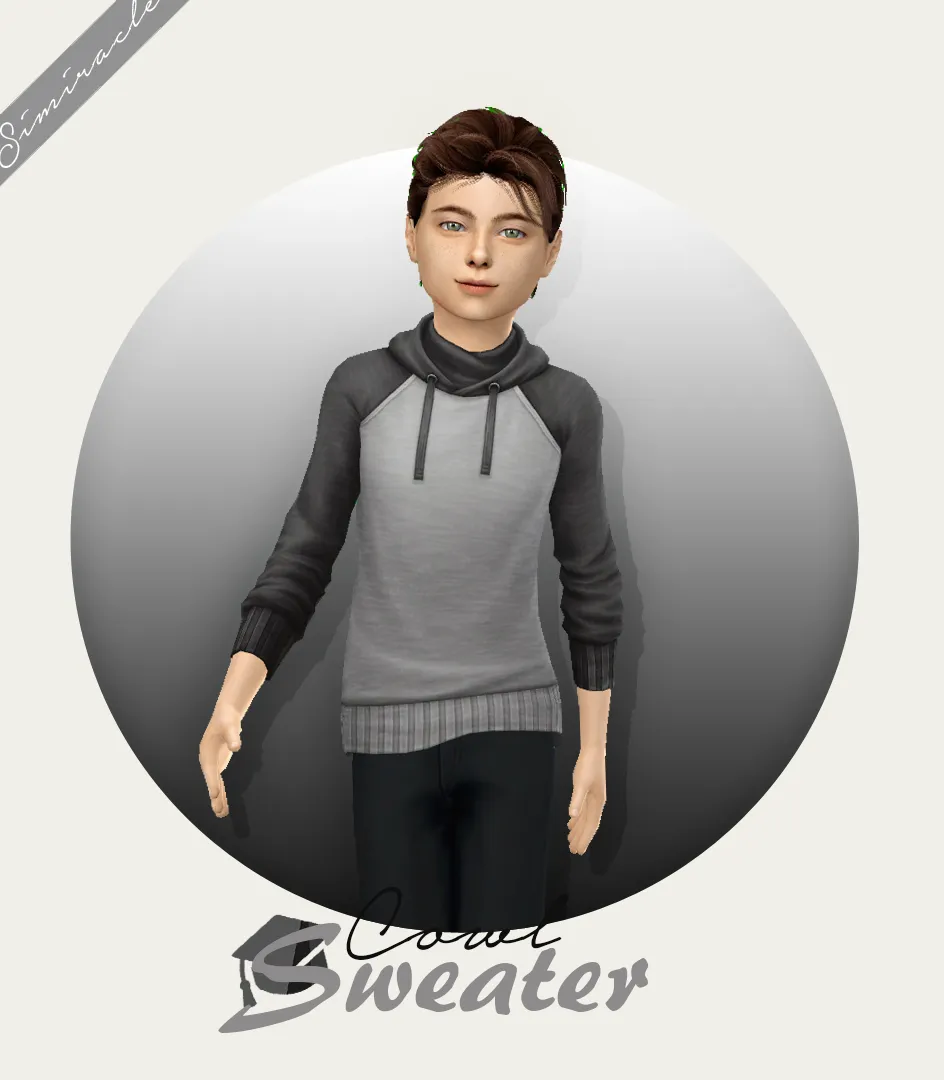 Cowl Sweater - Kids Version