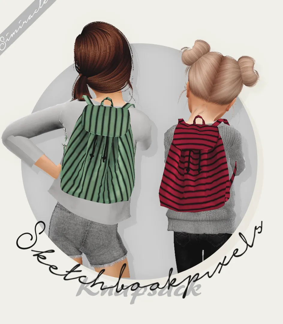 Sketchbookpixels Knapsack 3T4 - Kids & Toddlers