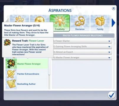 Master Flower Arranger Aspiration