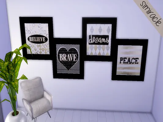 Gold & Silver - Wall Art