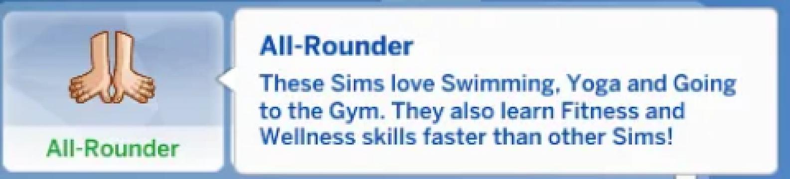 All Rounder Trait