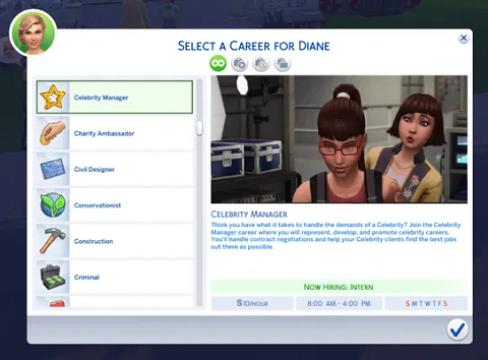 Celebrity Manager Career