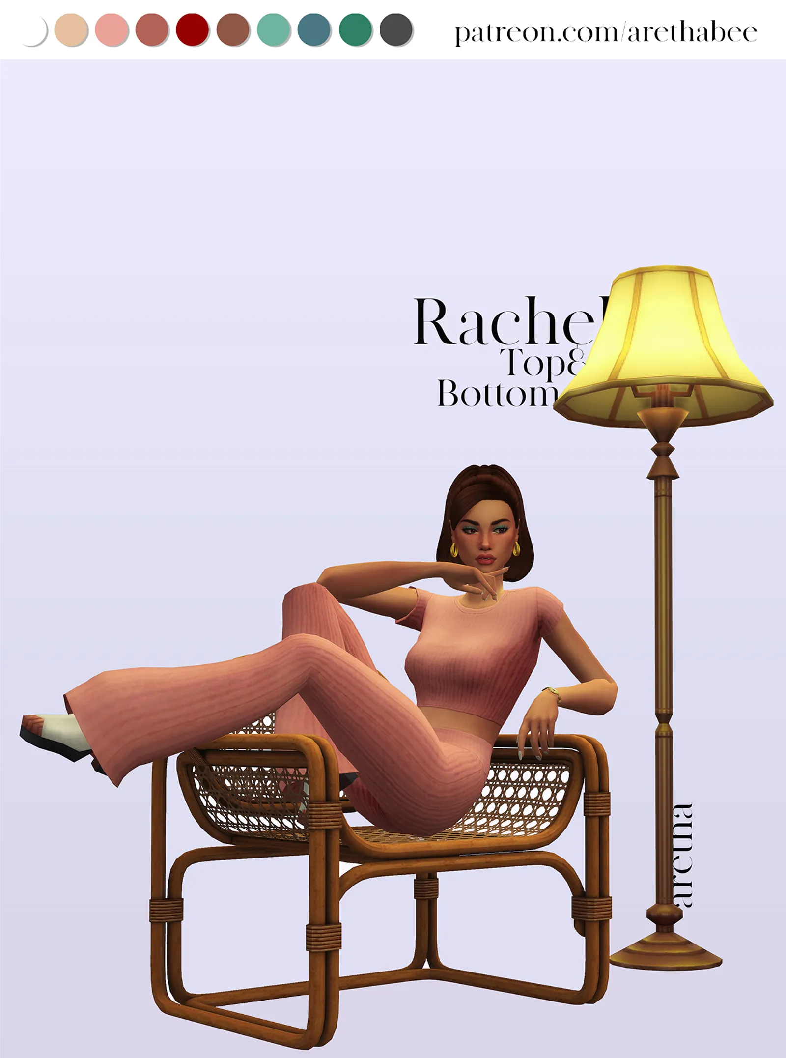 rachel top & bottom