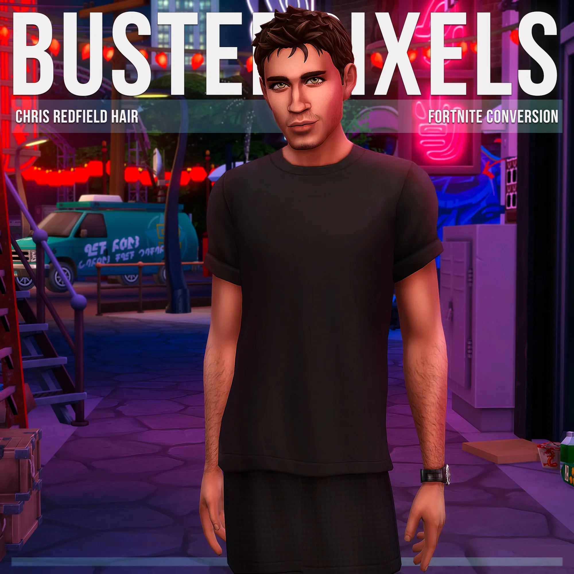 Fortnite Chris Redfield Hair Conversion/Edit