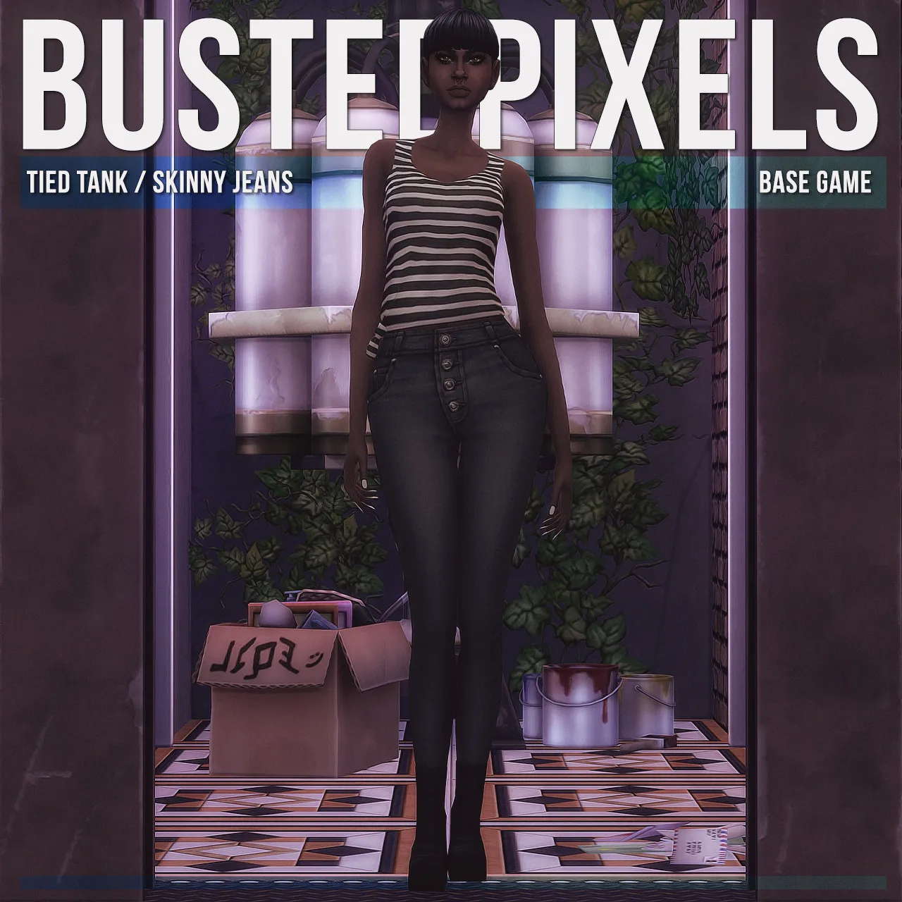 Tied Tank / Skinny Jeans