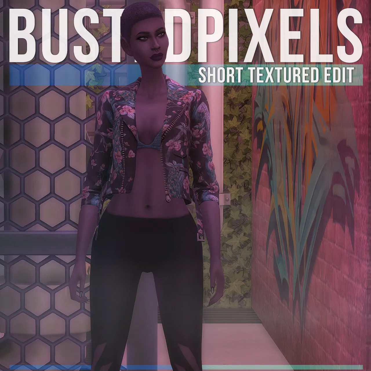 Short Textured Female Hair Edit