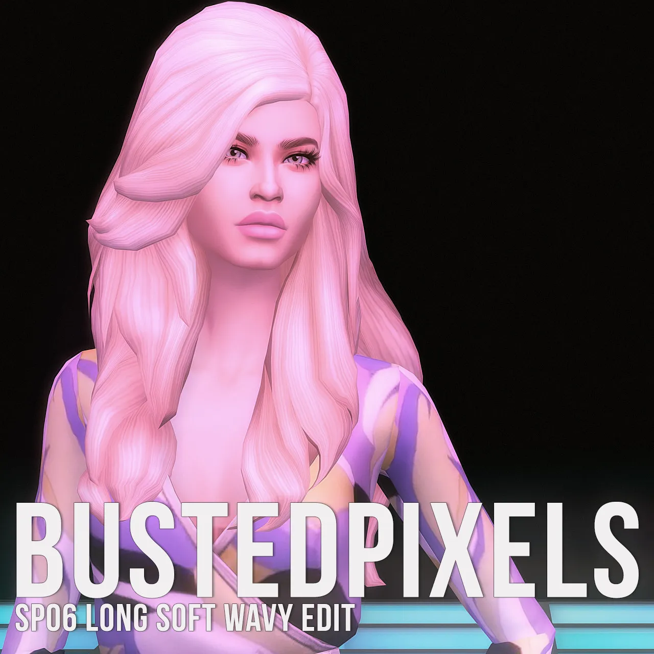 SP06 Long Soft Wavy Female Hair Edit