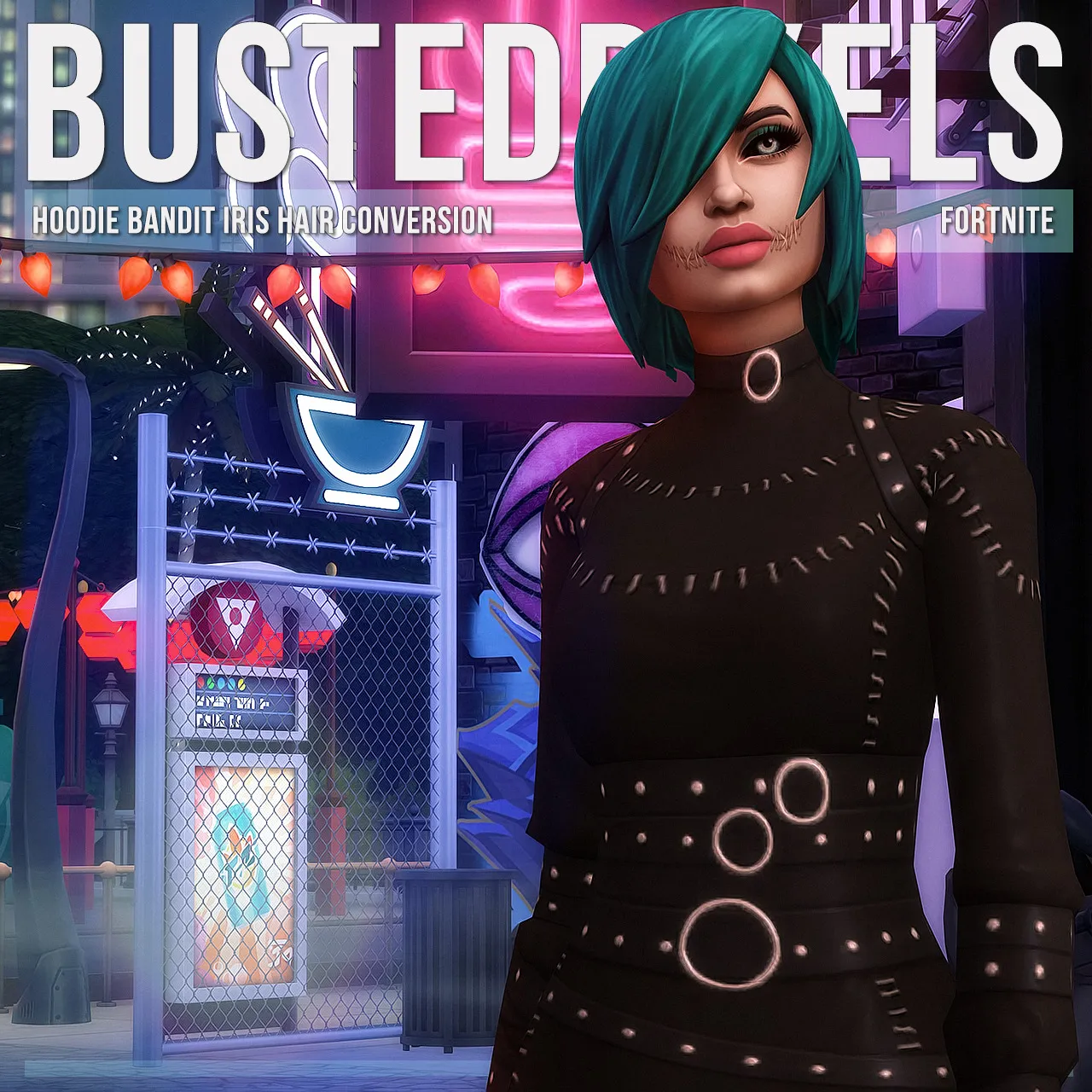 Fortnite Hoodie Bandit Iris Hair Conversion/Edit