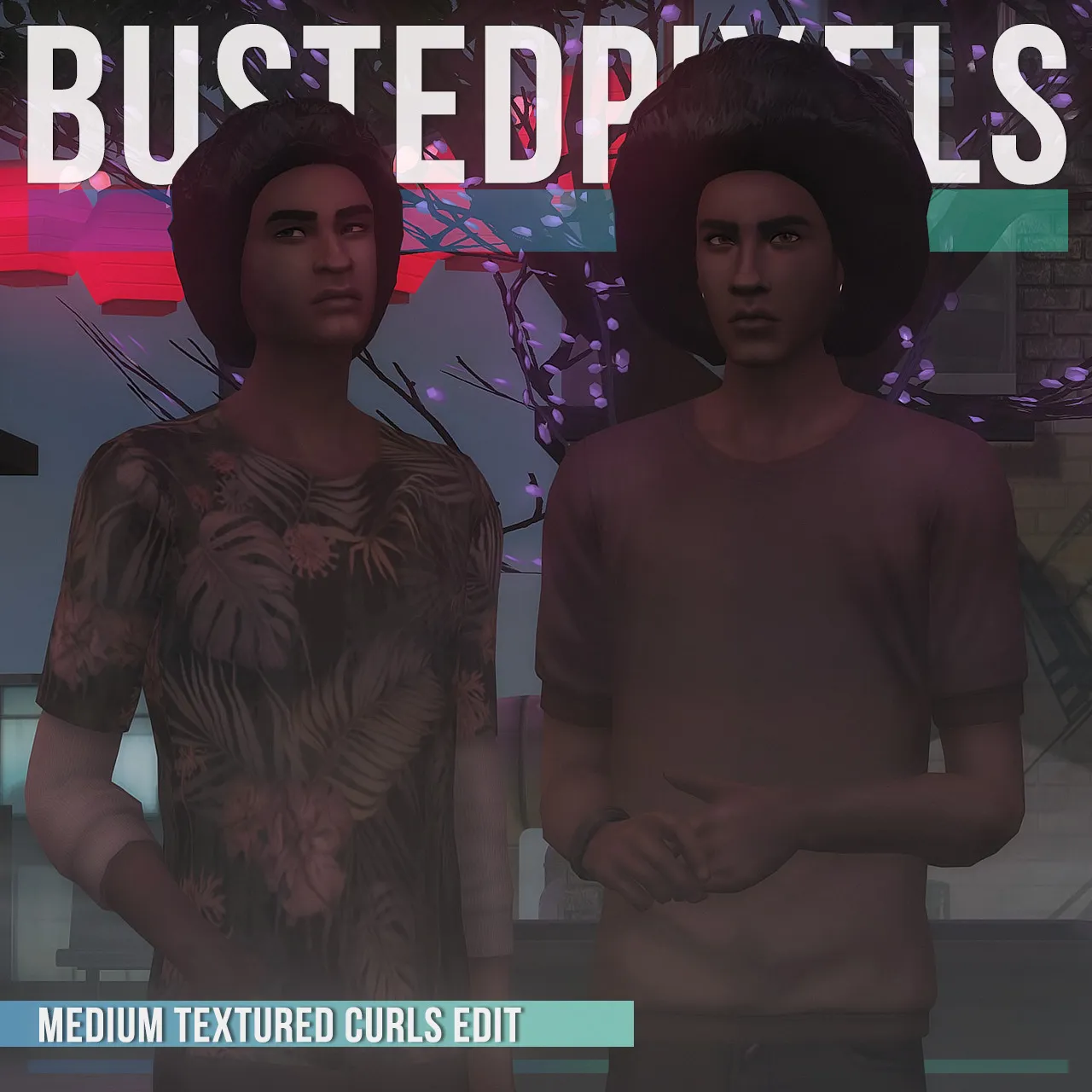 Medium Textured Curls Male Hair Edit