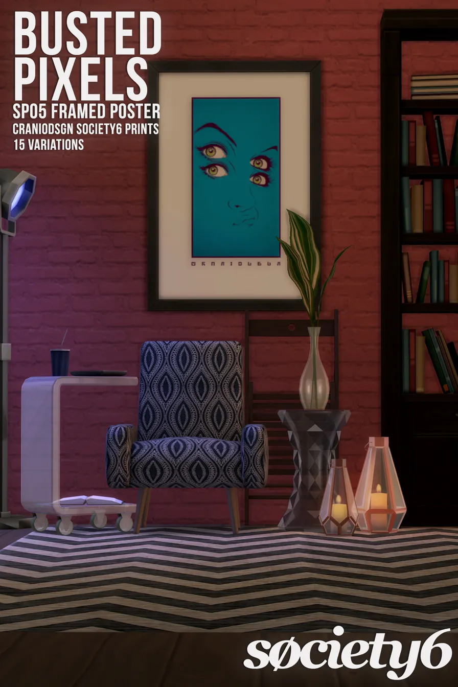 SP05 Framed Poster CranioDsgn Prints Society6