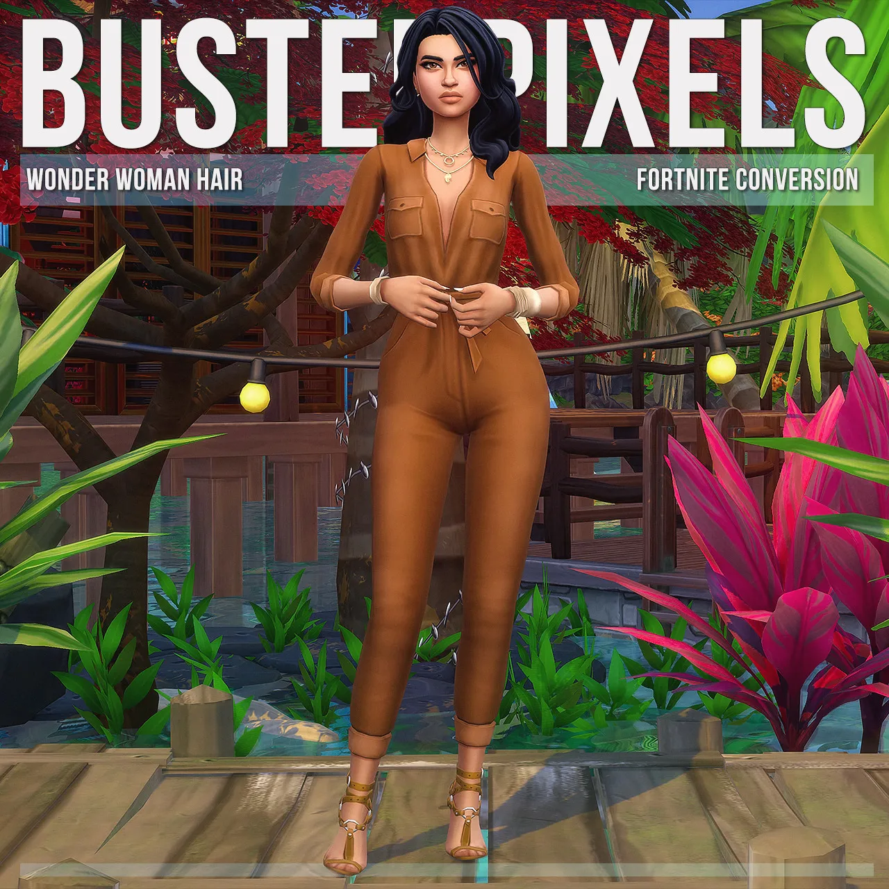 Fortnite Wonder Woman Hair Conversion/Edit