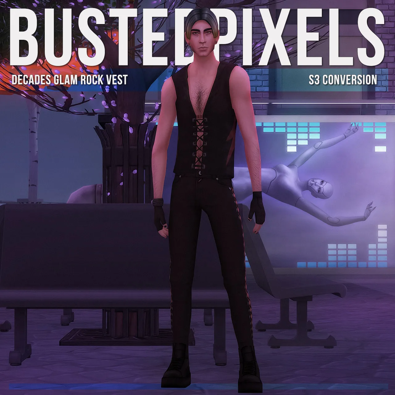 Decades Glam Rock Vest S3 Conversion