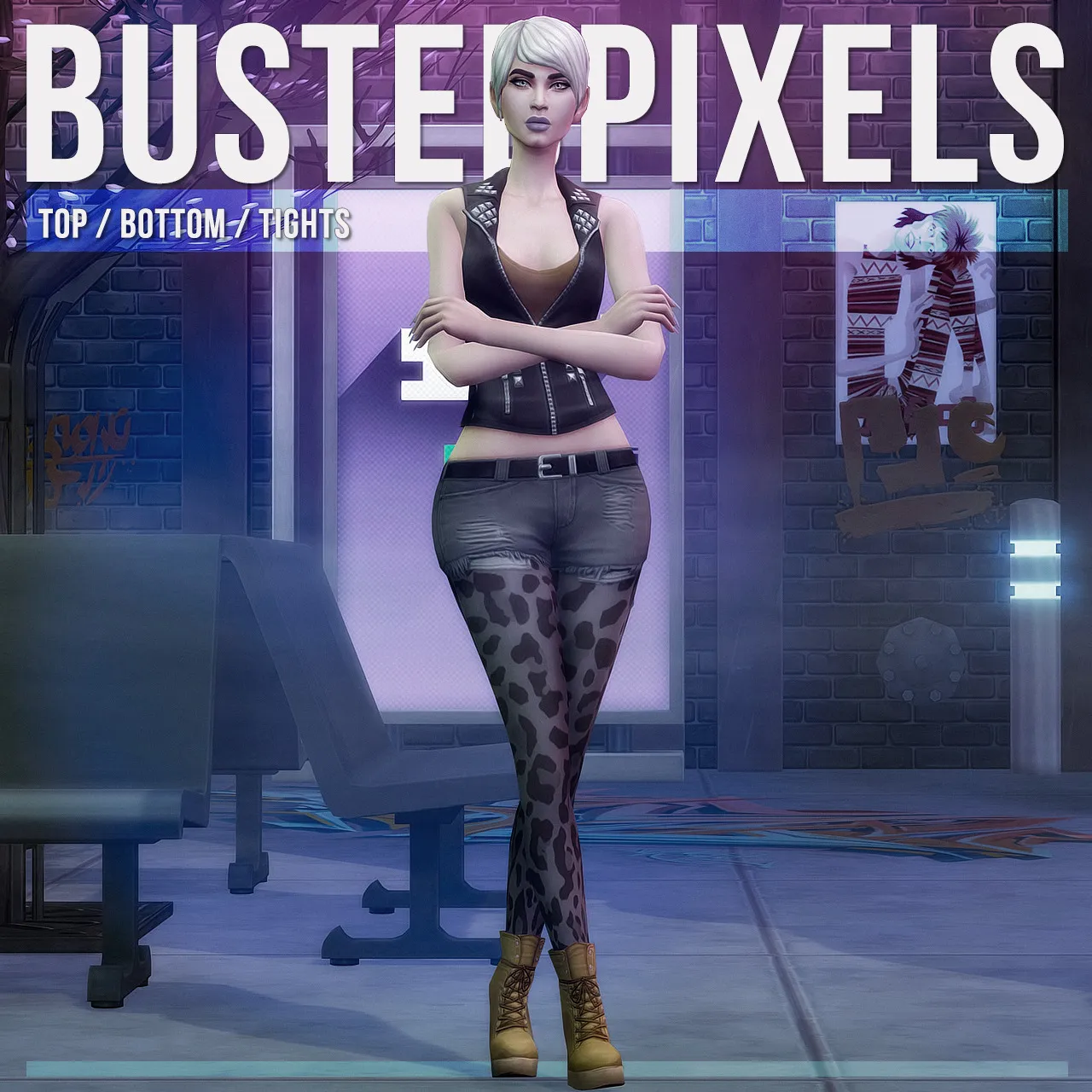 Top / Bottom + Tights Set