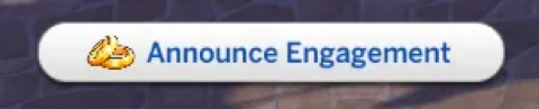 Announce Engagement