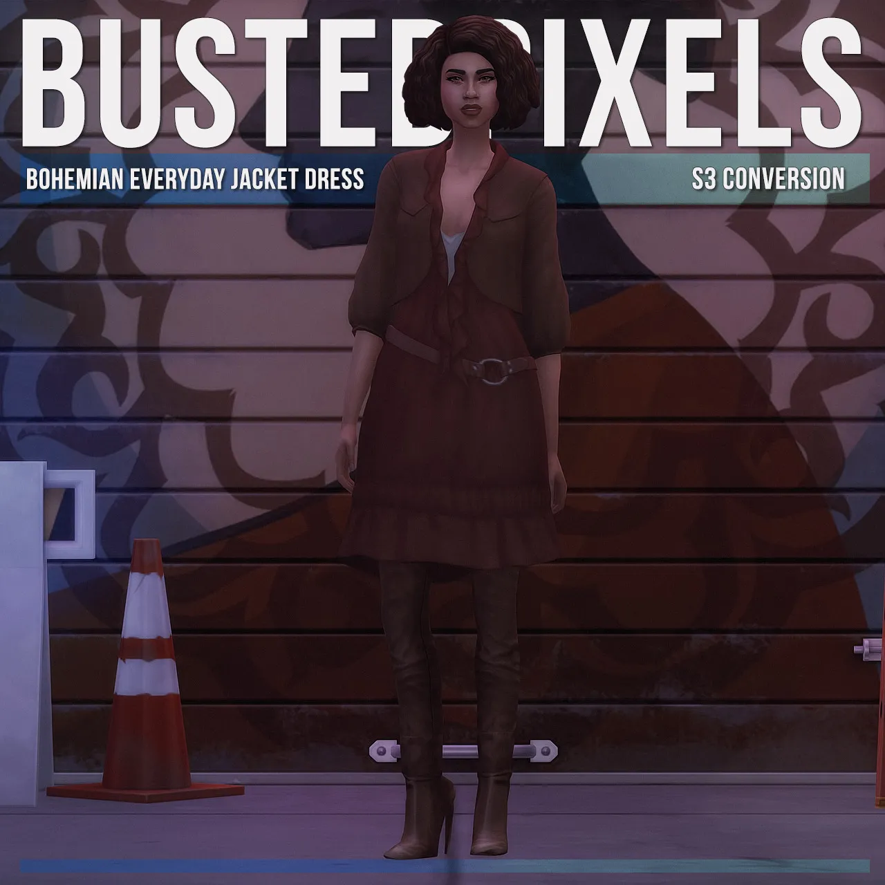 Bohemian Everyday Jacket Dress S3 Conversion