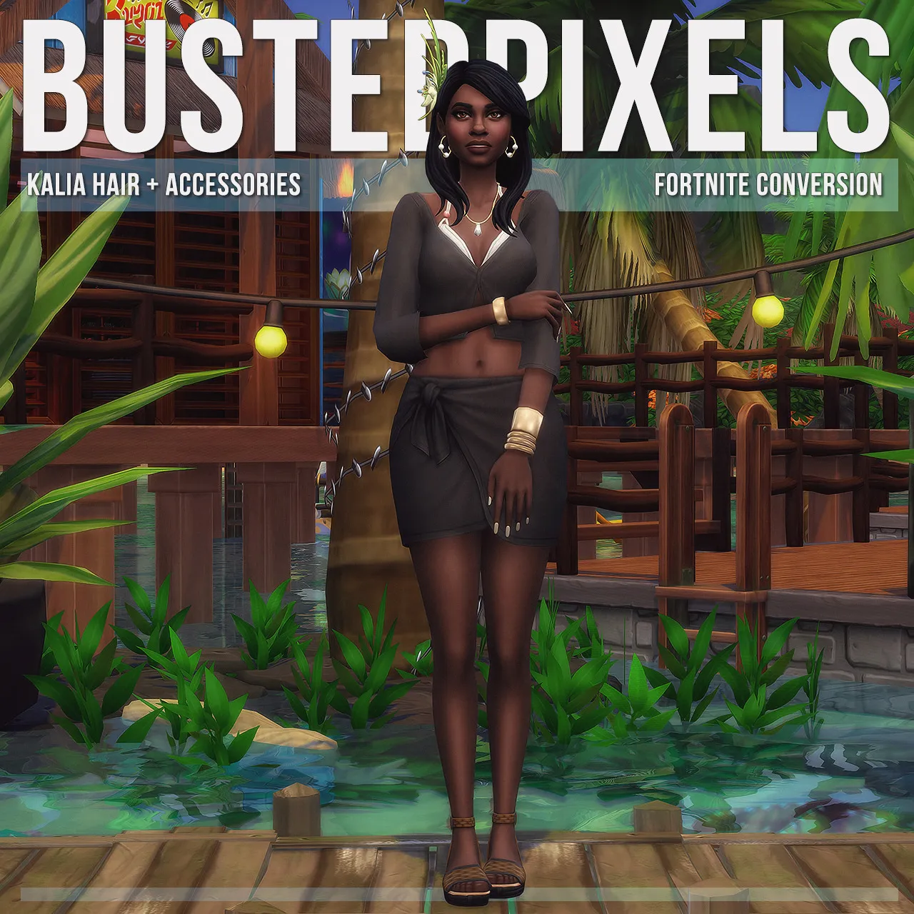 Fortnite Kalia Hair Conversion/Edit + Accessories
