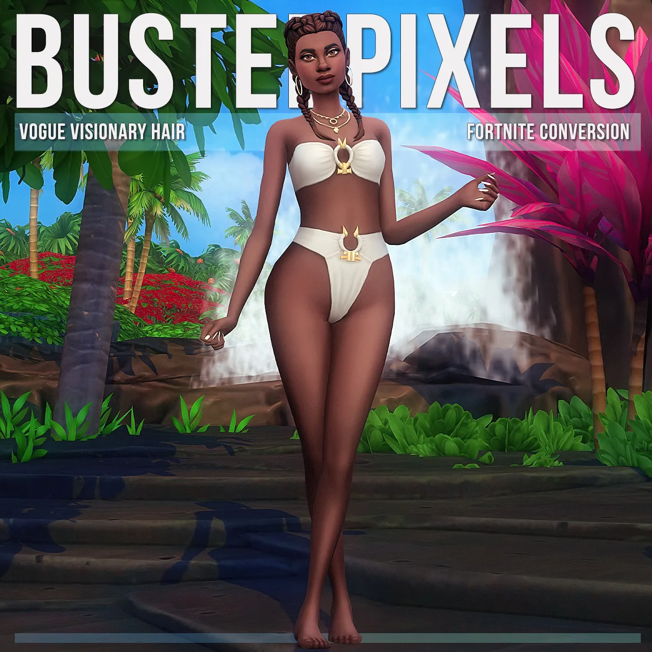 Fortnite Vogue Visionary Hair Conversion/Edit