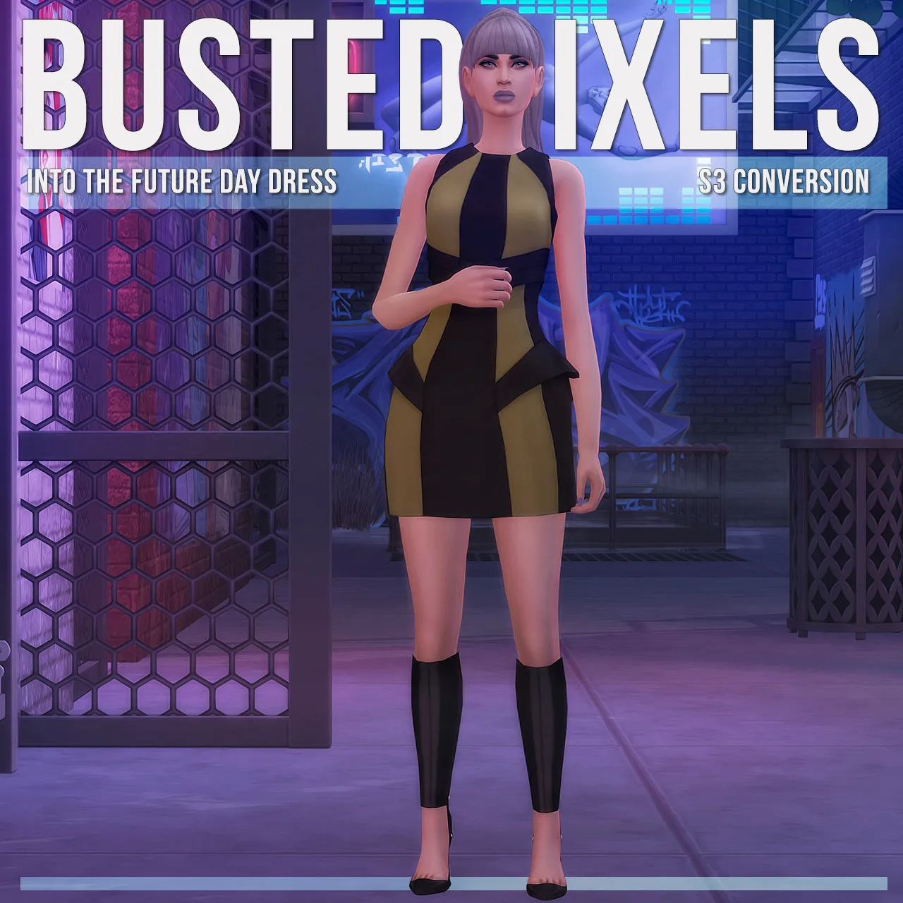 Into the Future Day Dress S3 Conversion