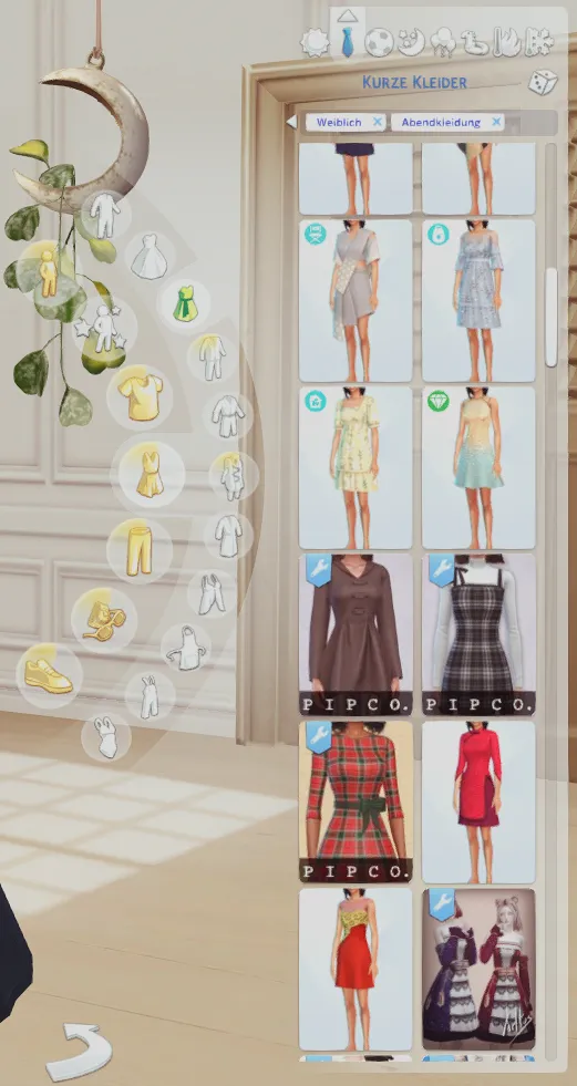 No Formal Mini Dresses(Basegame+Season)