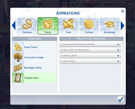 Twilight Years Aspiration